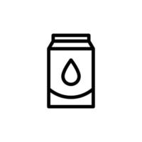 Boxed milk icon. Health drink symbol. Milk box icon design Suitable for website, mobile app and freelance needs. isolated icon illustration on white background vector