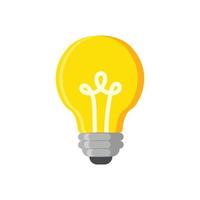 Light Bulb illustration. Sign of ideas And creative thinking, analytical thinking for processing. vector