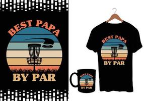 Disc golf vector tshirts design