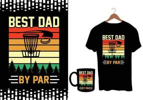 Disc golf vector tshirts design