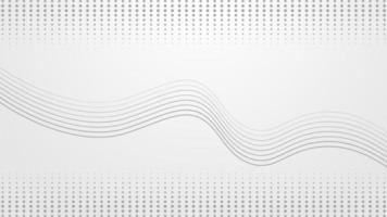 White Wave Line art Background Design vector