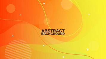 abstract wavy orange modern background illustration EPS10 vector