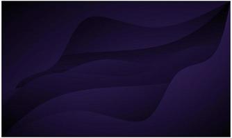 Dark purple abstract wave background for presentations, banners, posters, flyers, greeting cards etc vector