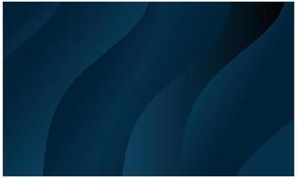 Dark blue abstract wave background vector