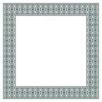 Vintage ornamental vector frame. Vector illustration template for design