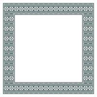 Vintage ornamental vector frame. Vector illustration template for design