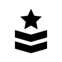 Military rank icon symbol design templates vector