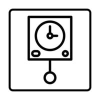 icono de reloj iconos de signos de redes sociales. ilustración vectorial aislada para diseño gráfico y web. vector