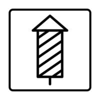 firecracker Icon. Social media sign icons. Vector illustration isolated for graphic and web design.