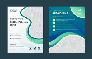 Gradient Corporate Business Flyer Concept vector