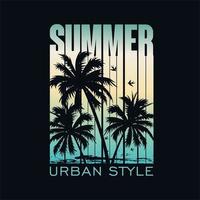 Summer urban style typography, t-shirt graphics.Vector illustration vector