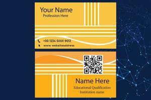 Simple Business card design vector