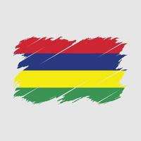 Mauritius Flag Brush vector