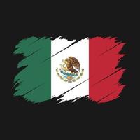 Mexico Flag Brush vector