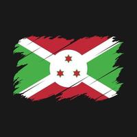 cepillo de la bandera de burundi vector