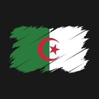 Algeria Flag Brush vector