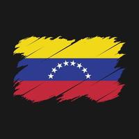 cepillo de bandera de venezuela vector