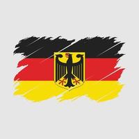 cepillo de bandera de alemania vector