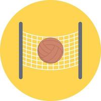 ilustración vectorial de voleibol en un fondo. símbolos de calidad premium. iconos vectoriales para concepto y diseño gráfico. vector