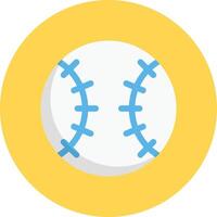 ilustración vectorial de béisbol en un fondo. símbolos de calidad premium. iconos vectoriales para concepto y diseño gráfico. vector