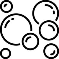 line icon for bubble vector