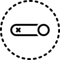 line icon for off vector