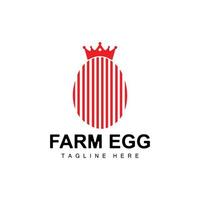 Egg Logo, Egg Farm Design, Chicken Logo, Asian Food Vector