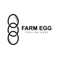 Egg Logo, Egg Farm Design, Chicken Logo, Asian Food Vector