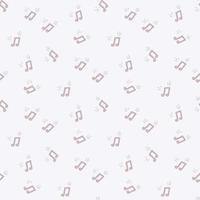 doodle music notes vector