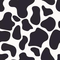 background with cow pattern vector