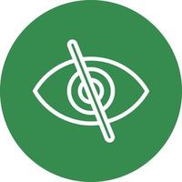 Eye Slash Vector Icon Design