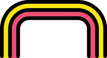 Rainbow Vector Icon Design