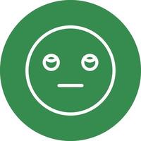 Meh Rolling Eyes Vector Icon Design
