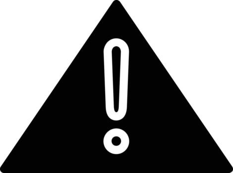 Exclamation Triangle Vector Icon Design