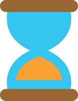 Hourglass End Vector Icon Design