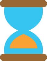 Hourglass End Vector Icon Design