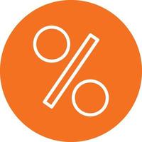 Percentage Vector Icon Design