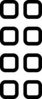 Grip Vertical Vector Icon Design