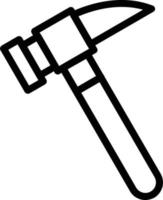 Hammer Vector Icon Design