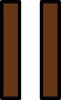 Pause Vector Icon Design