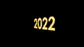 mudança de texto em loop gold de 2022 para 2023 video