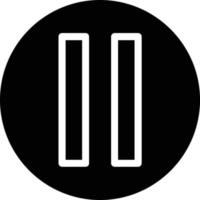 Pause Circle Vector Icon Design