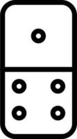 Dice Vector Icon Design