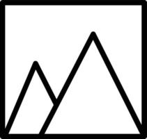 Mountain Vector Icon Design