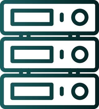 diseño de icono de vector de base de datos