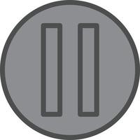 Pause Circle Vector Icon Design