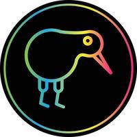 Kiwi Bird Vector Icon Design