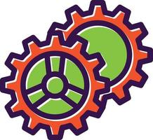 Cogs Vector Icon Design