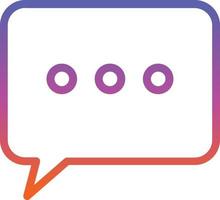 Comment Dots Vector Icon Design