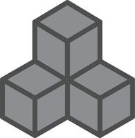 Cubes Vector Icon Design